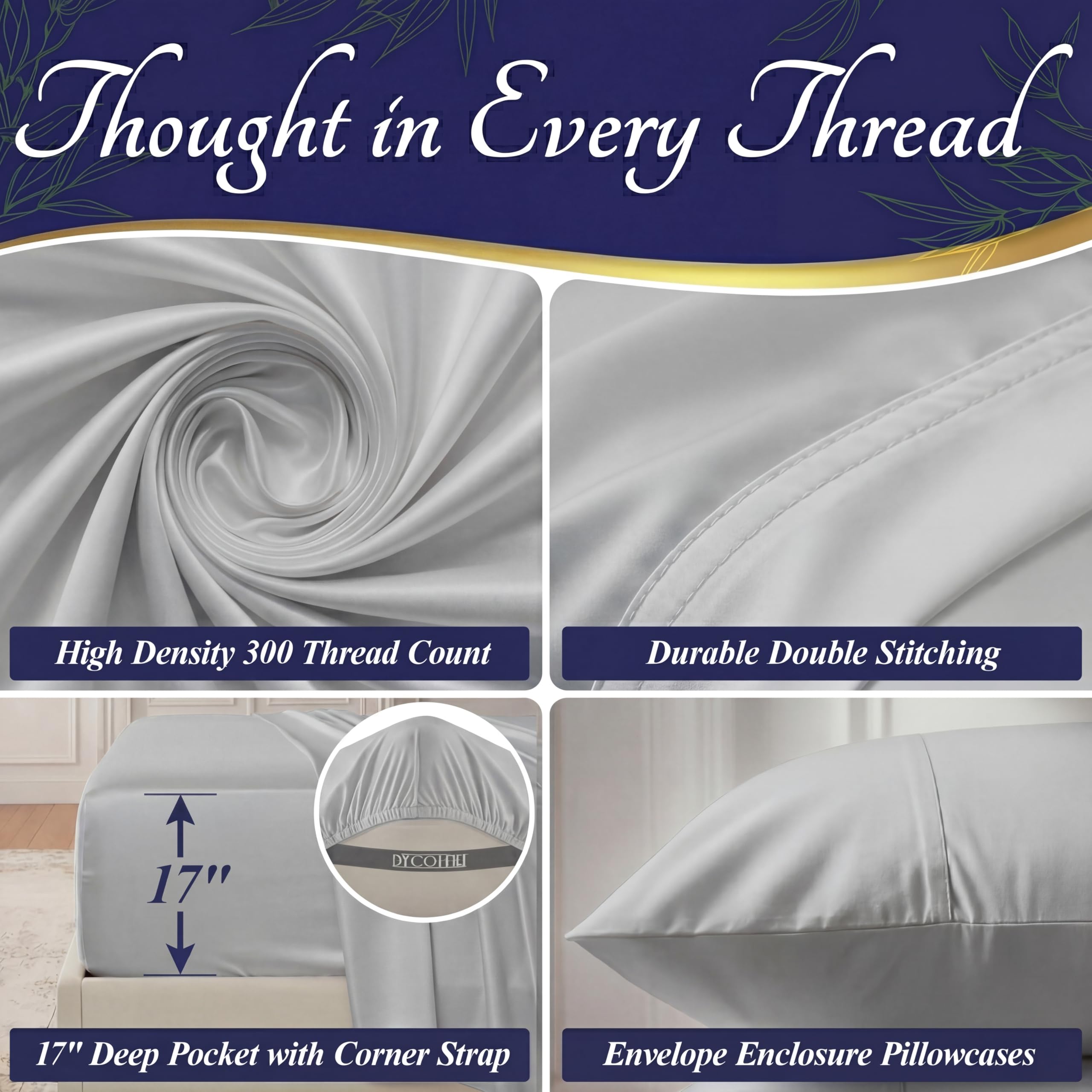 DECOLURE stitching and seam close view emphasizing long-lasting durability