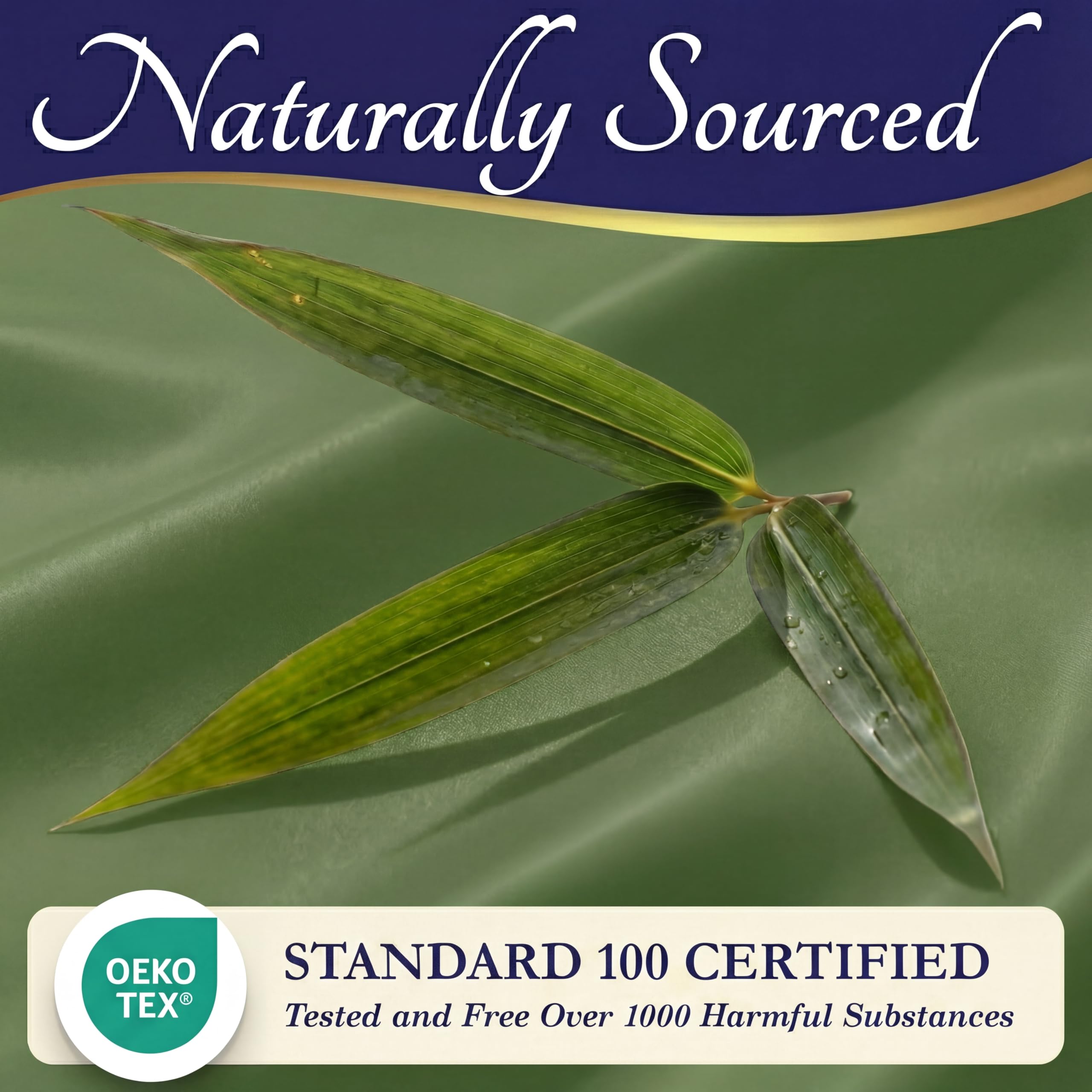 DECOLURE washcare label and double stitching detail showing durability and easy care benefit