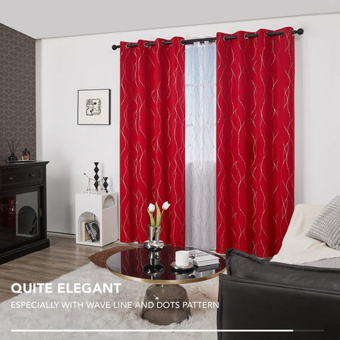 Deconovo sliding door coverage demonstration blocking light and enhancing privacy