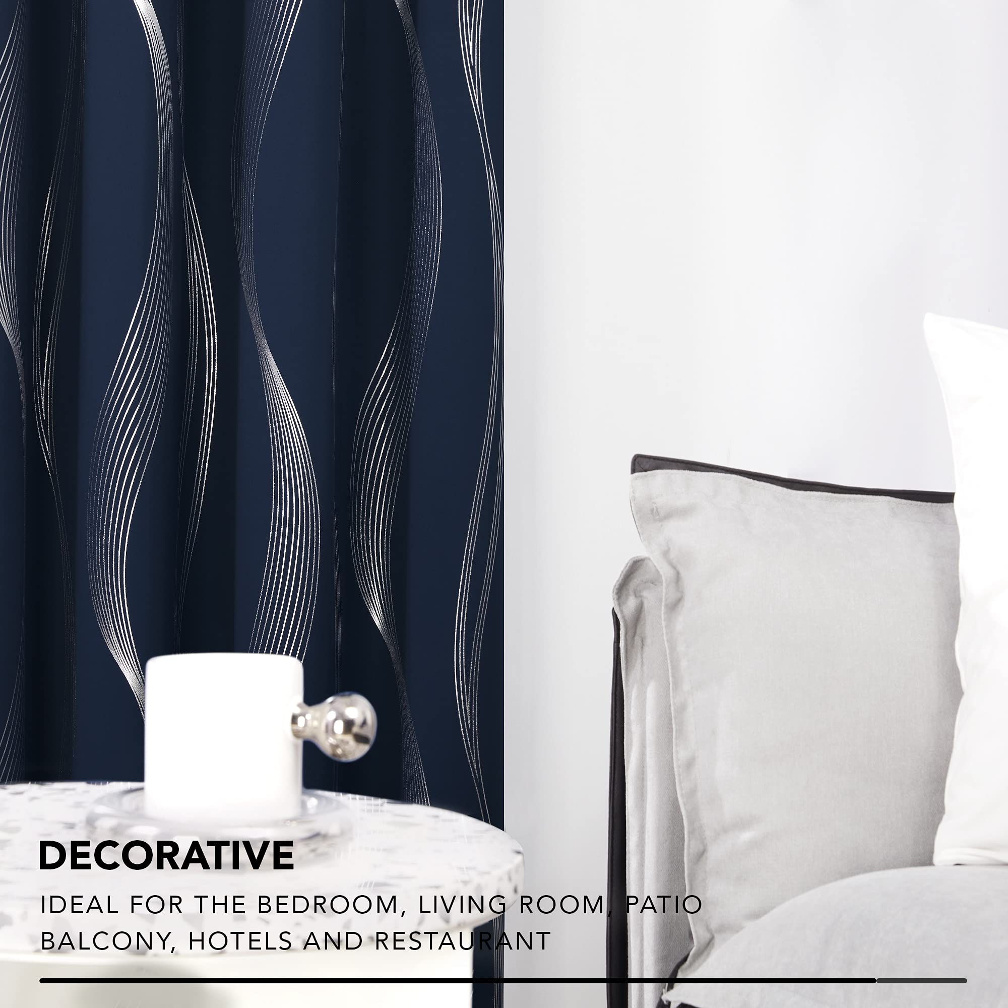 Deconovo polyester texture and drape offering soft hand and smooth hang