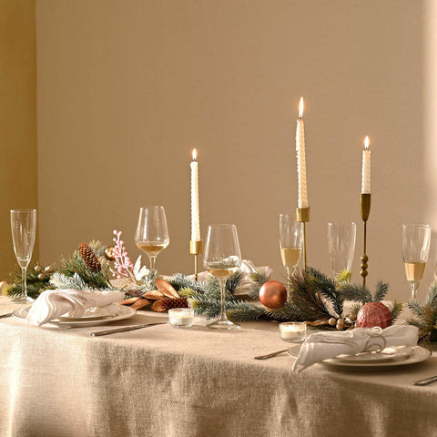 Decor by Hannah garland held to show 6ft scale and installation ease