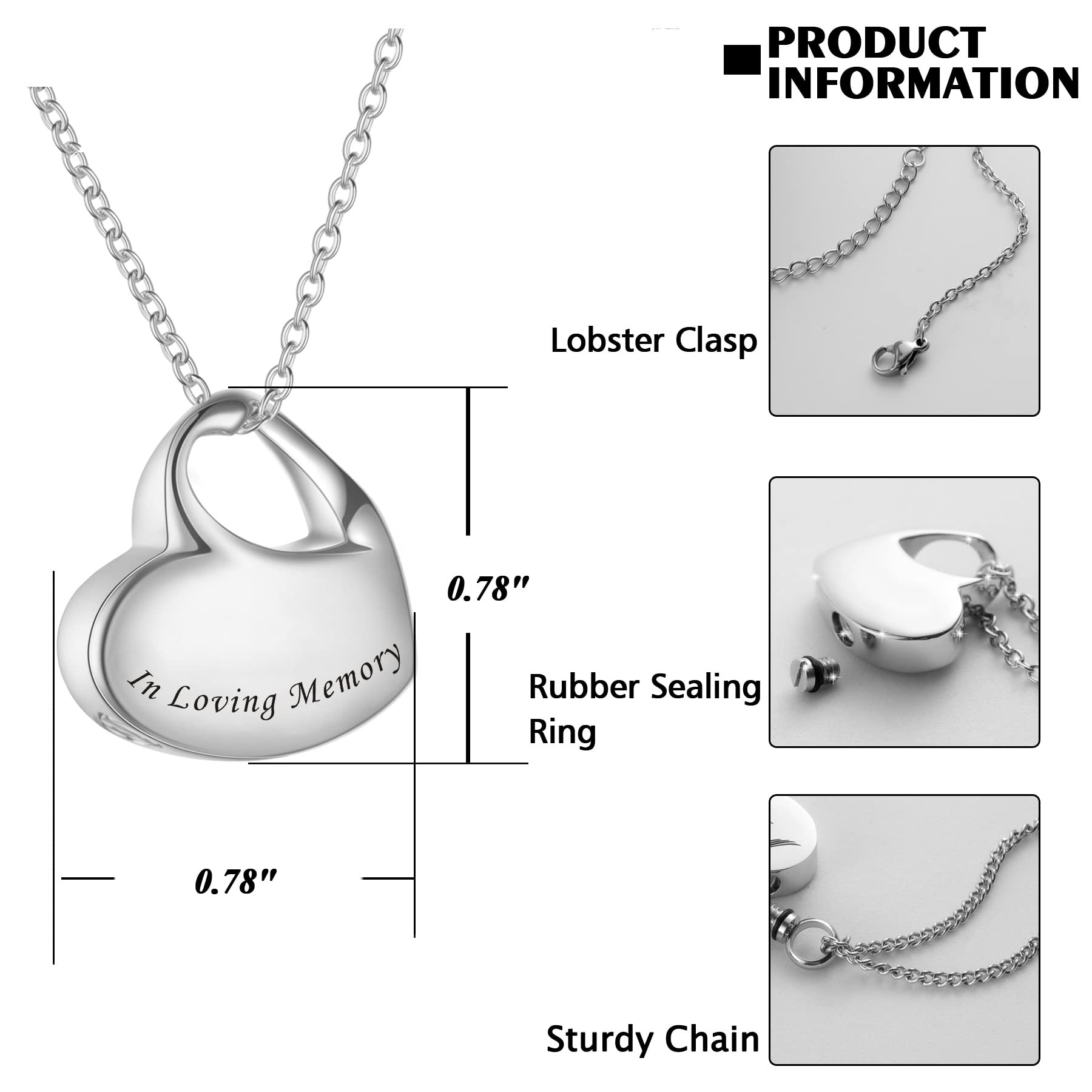 Decor Urns necklace worn outdoors demonstrating water resistance and everyday wear benefit