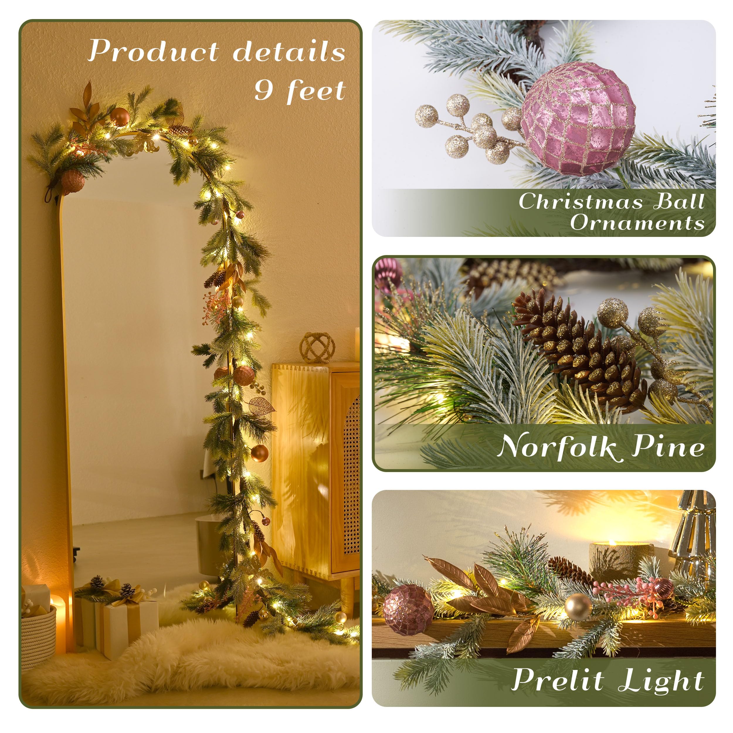 Decor by Hannah LED lights with battery pack showing timer convenience