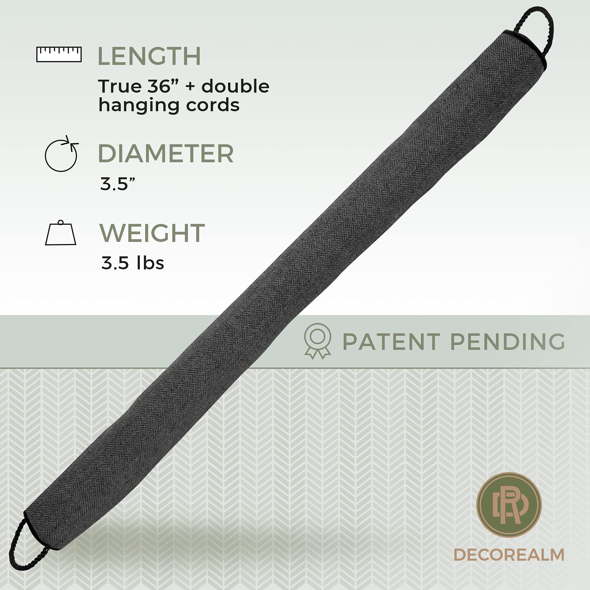 DECOREALM hanging on closet shows easy storage and convenience
