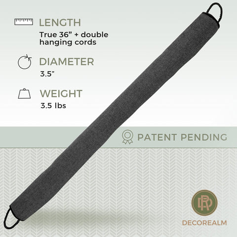 DECOREALM hanging on closet shows easy storage and convenience