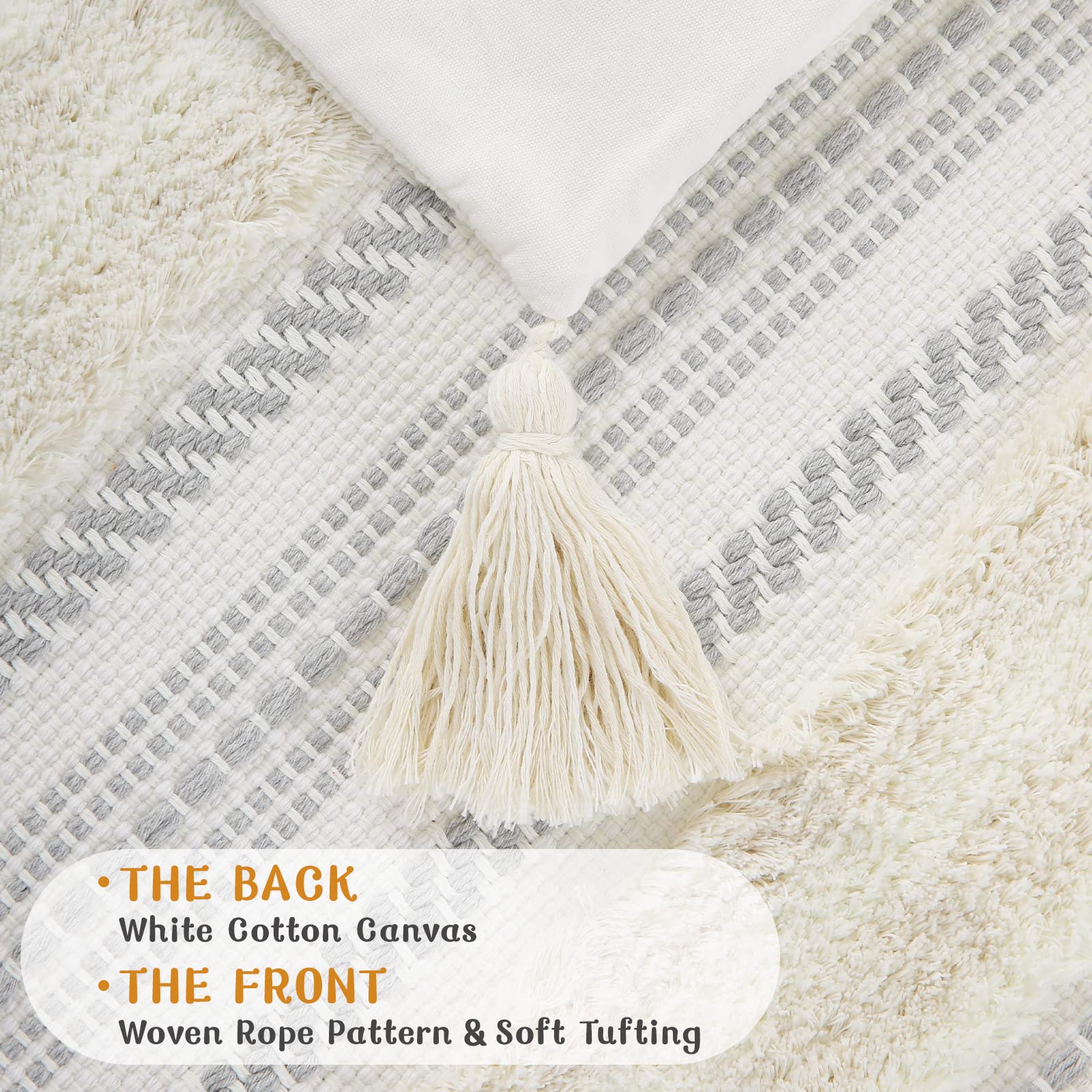 decorUhome woven rope texture close-up adding tactile depth benefit