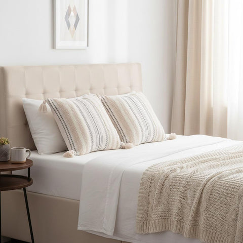 decorUhome pillow covers styled on sofa creating cozy layered look benefit