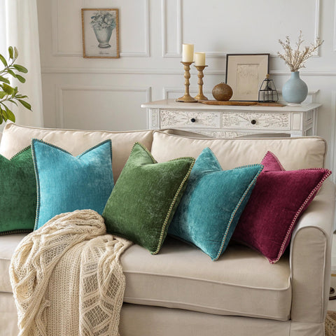 decorUhome pair stacked to show matching set and easy coordination