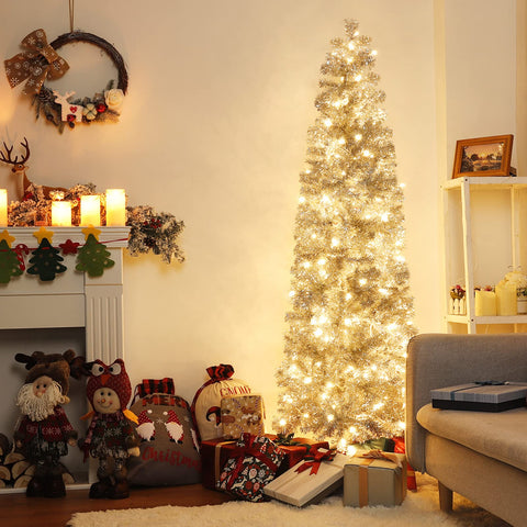 Decoway branch density close-up displaying 636 tips for a dense festive look