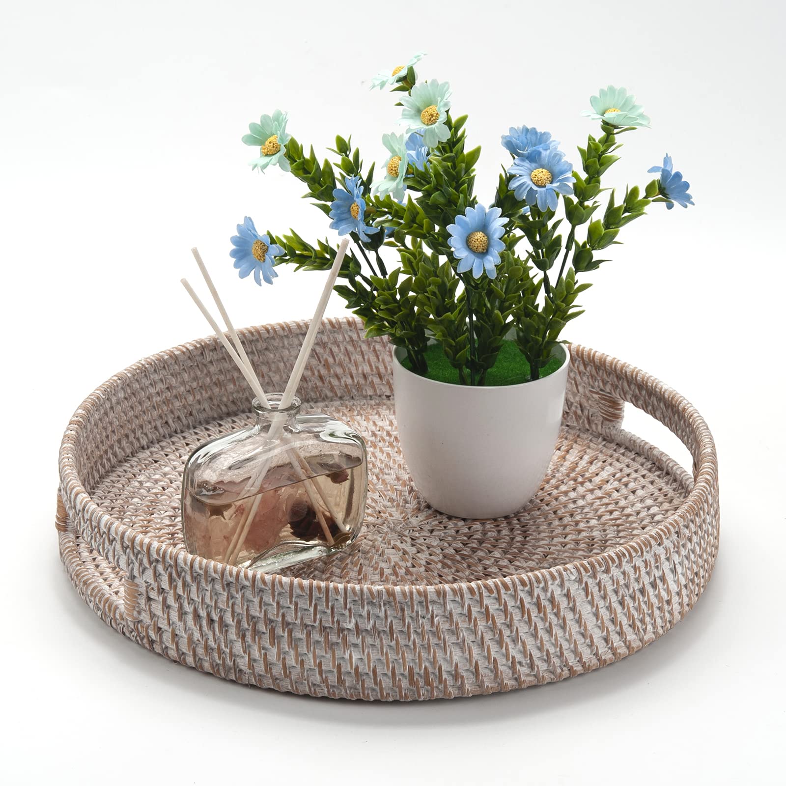 DECRAFTS styled centerpiece with candles and plants for decorative impact
