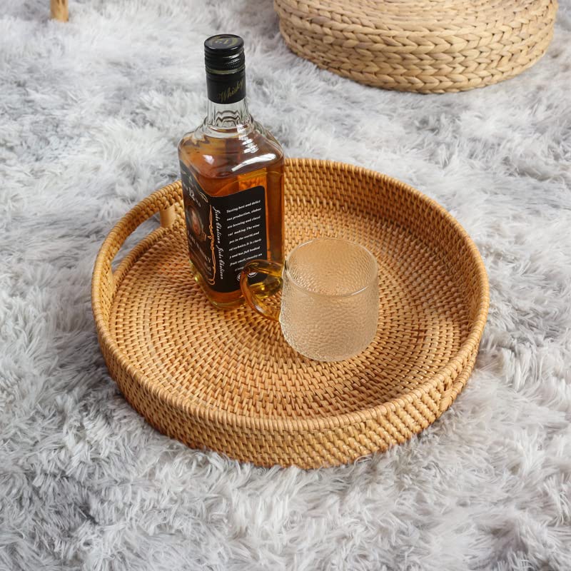 DECRAFTS tray on ottoman staging decor and protecting fabric surface