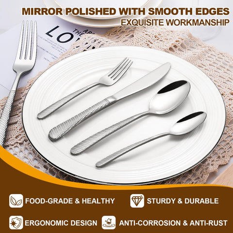 Deedro knife blade detail showing smooth edge and durable stainless-steel benefit