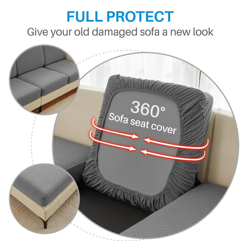 Deep Dream three backrest covers fitted to sectional delivering streamlined appearance