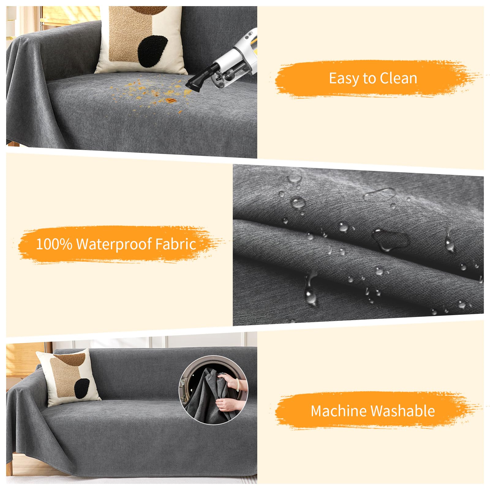 Deep Dream armrest coverage detail protecting edges where pets rest and scratch