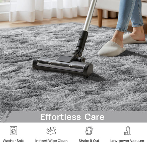 Deerhoo vacuum-packed rug unboxed to show expansion and easy setup