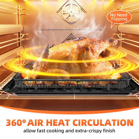 DEGOVIN medium basket and tray angled to show depth and convenient handling