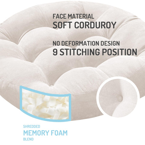 Degrees of Comfort close-up corduroy texture highlighting breathable fabric advantage