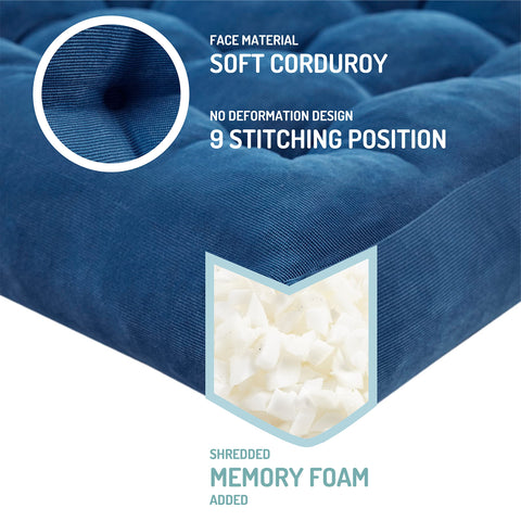 Degrees of Comfort corduroy close-up texture for breathable, comfortable seating
