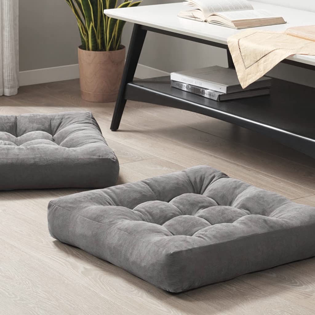 Degrees of Comfort front view showing both 22 inch square pillows and comfortable seating