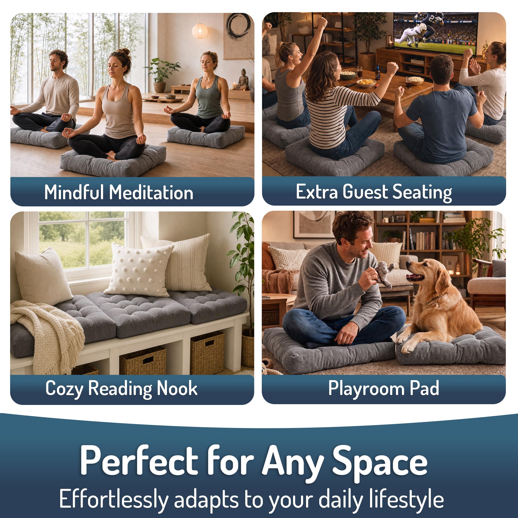 Degrees of Comfort on patio demonstrating outdoor-friendly casual lounging convenience