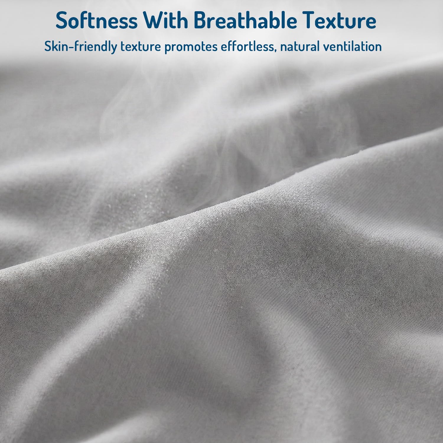 Degrees of Comfort two pillowcases neatly folded showing coordinated set and comfort