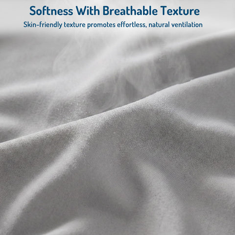 Degrees of Comfort two pillowcases neatly folded showing coordinated set and comfort