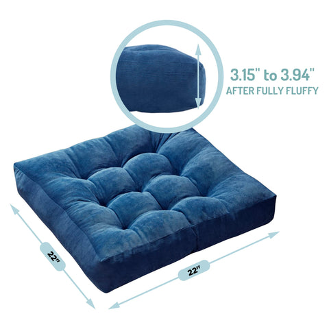 Degrees of Comfort tufting detail showing nine fixed tuft points for stable fill