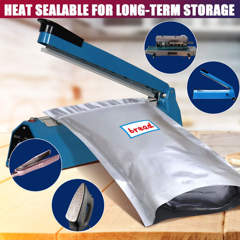 DEIAO small bags holding spices beside a ruler to show compact organization benefits