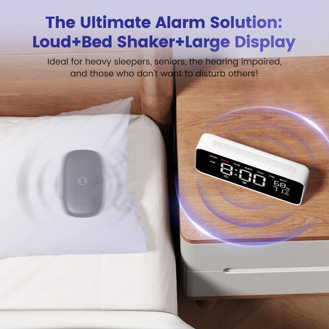 Dekala wireless bed shaker close-up demonstrating strong vibration effectiveness