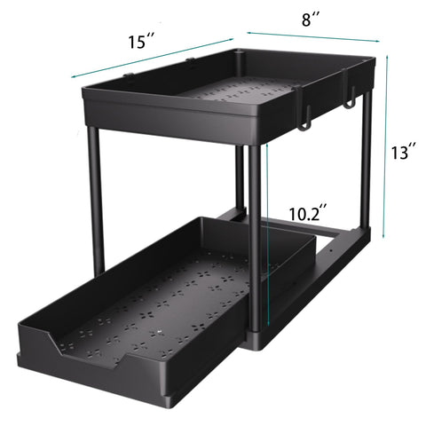 DEKAVA close-up of sliding rail demonstrating smooth glide and easy reach