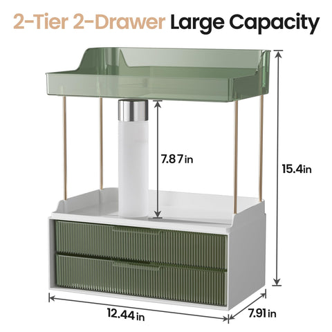 Delamu drawer interior organizing jewelry and small cosmetics neatly