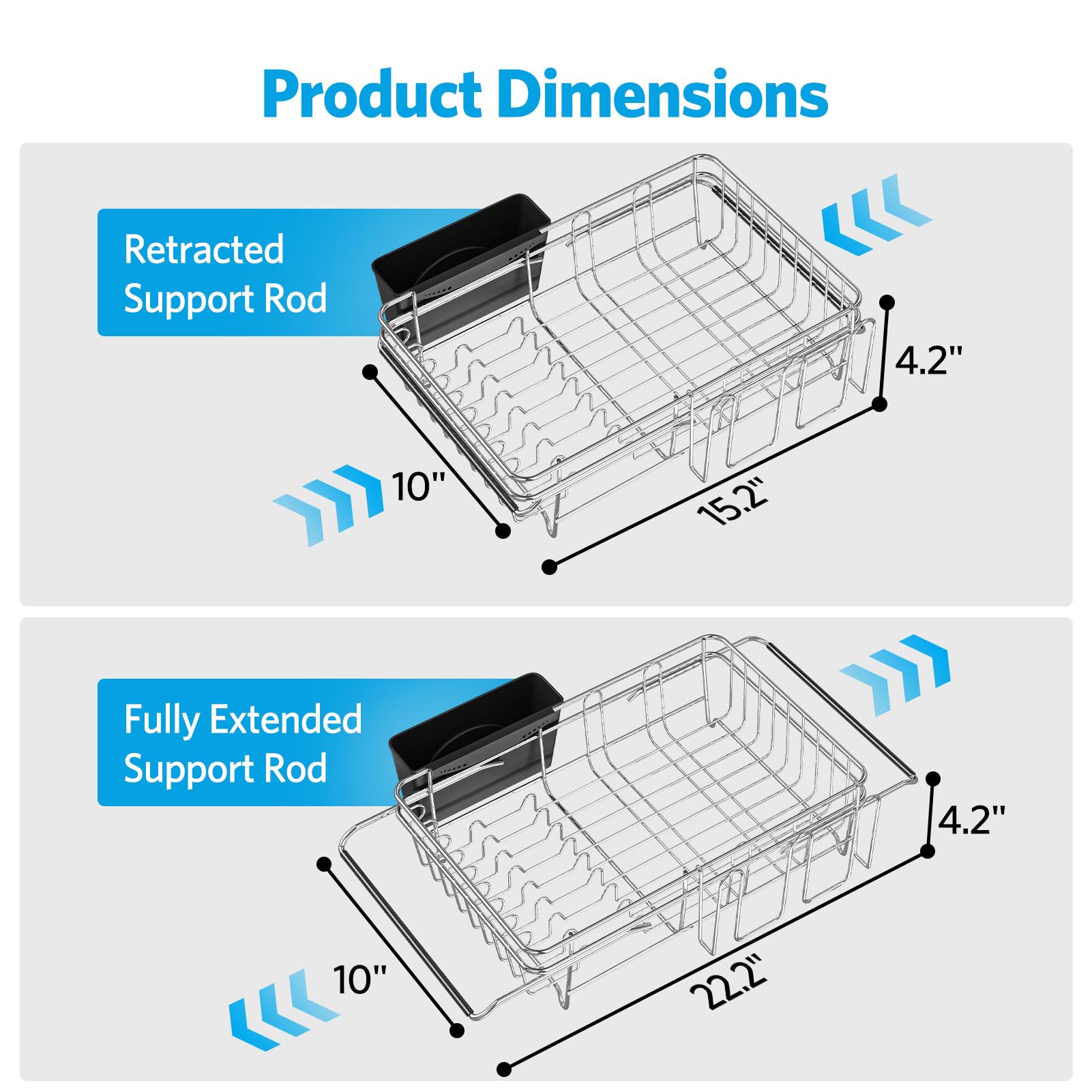 Delamu holding plates and bowls organized for efficient air drying