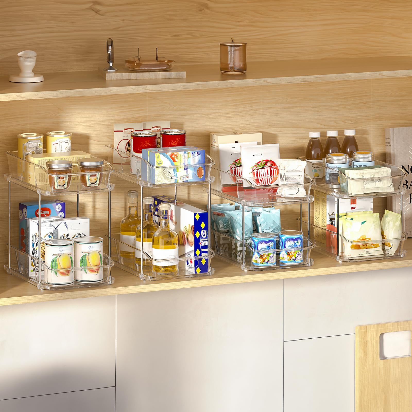 Delamu showing pull-out drawer action for easy access and effortless retrieval