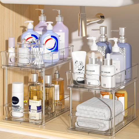 Delamu under-sink scale comparison showing fit and optimized cabinet space