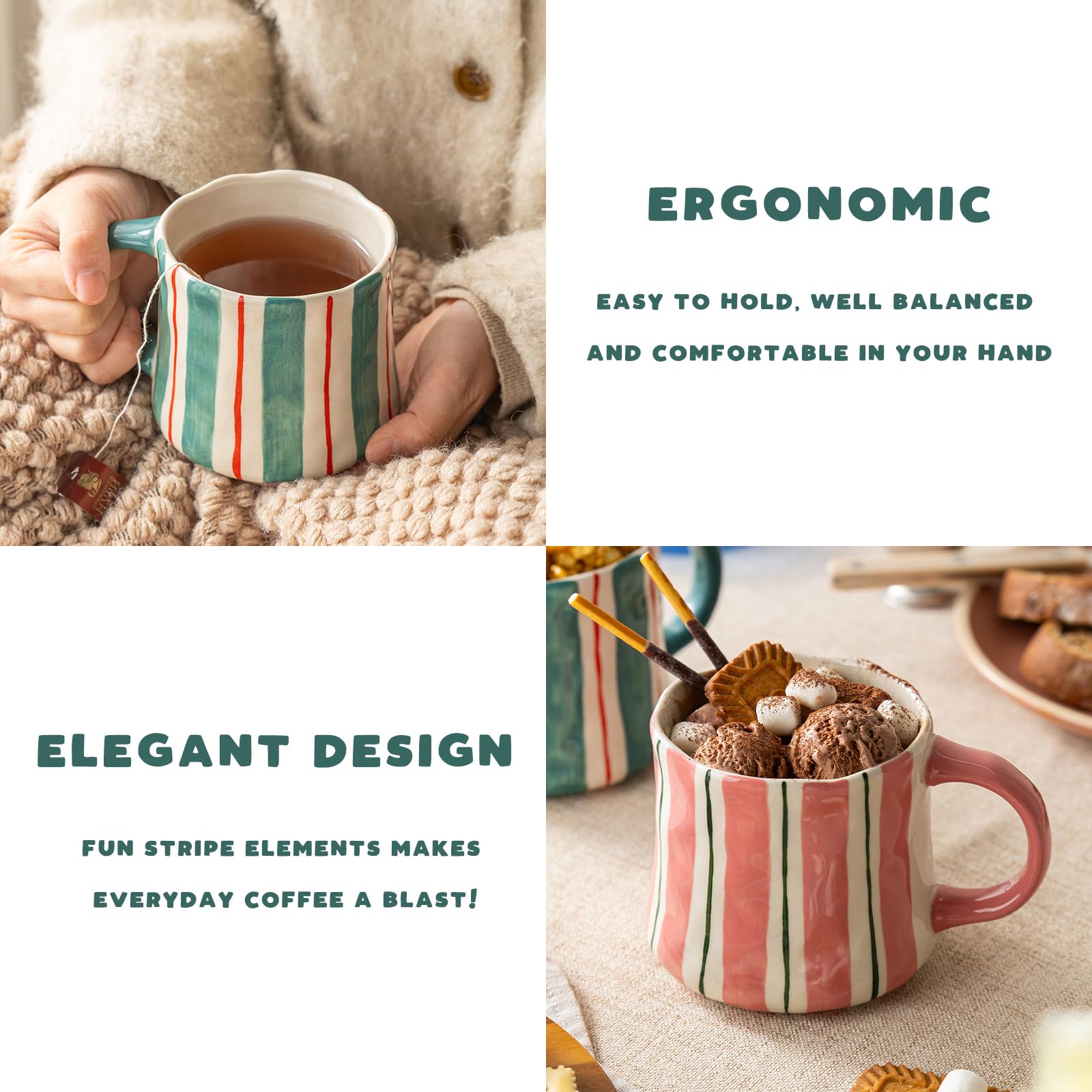 DELIGHTS GALORE gift-ready box with mugs wrapped for easy gifting