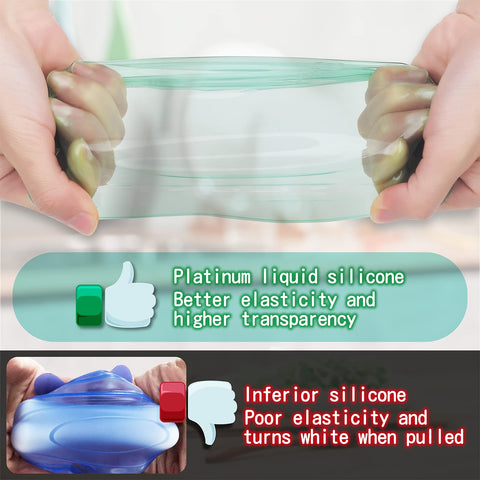 DeliOne lid in use on a ceramic bowl showing airtight seal to keep food fresh