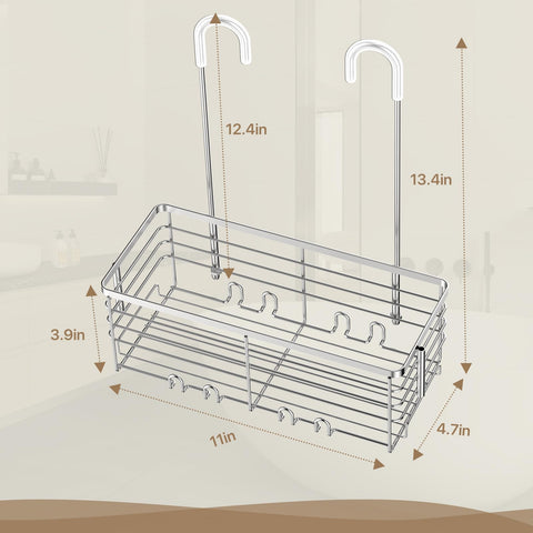 DELLAN in a bathroom lifestyle setting creating a neat shower area