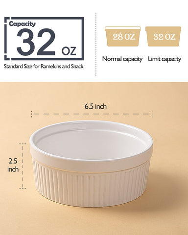 DELLING ramekin baking a pot pie in an oven demonstrating heat tolerance