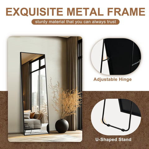 Delma mirror mounted in bathroom showing size and moisture-resistant frame
