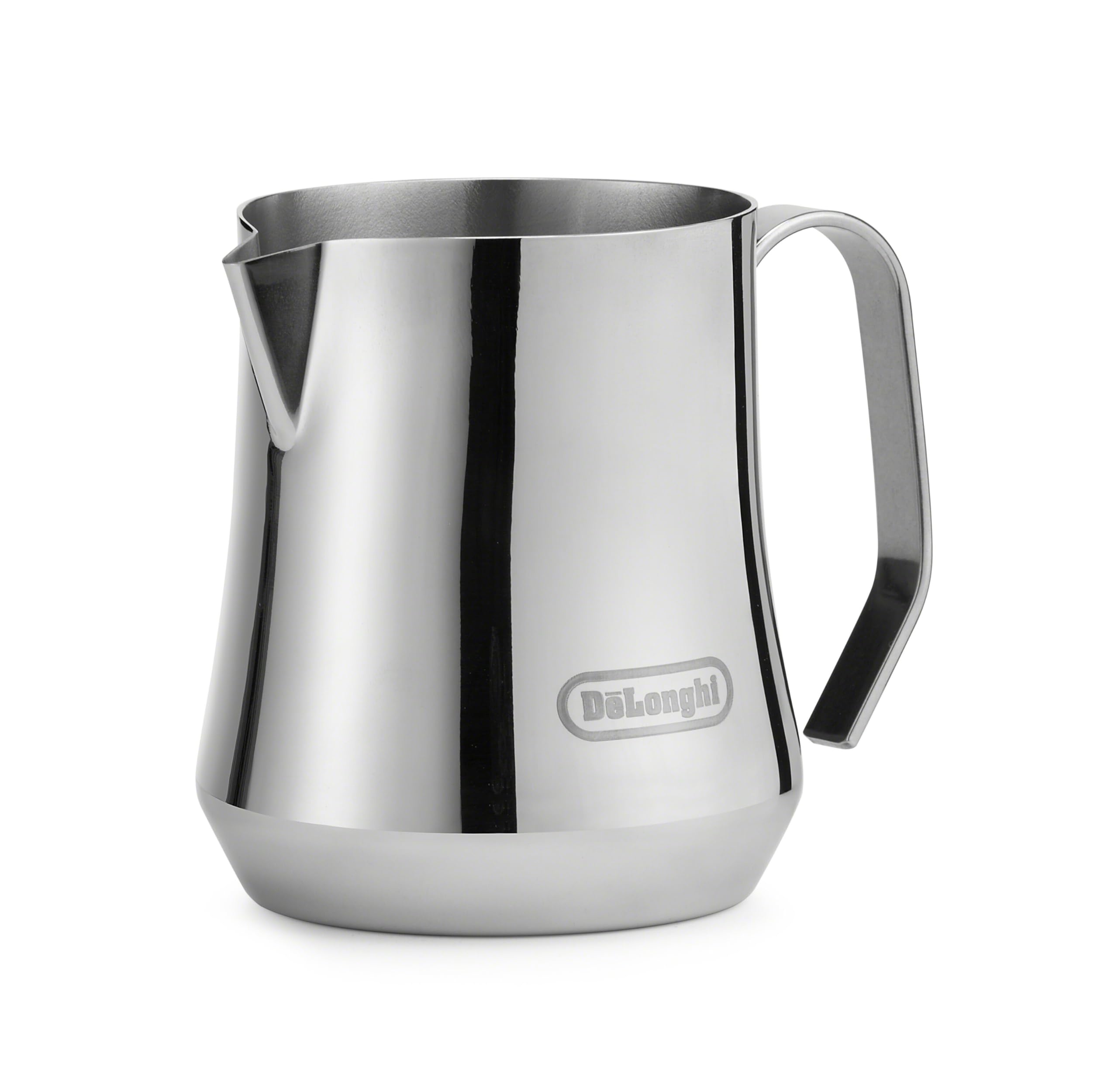 De'Longhi spout close-up highlights precision pour for better latte art