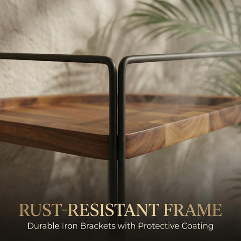 Demigo rust-resistant metal bracket detail showing durable humid-area performance