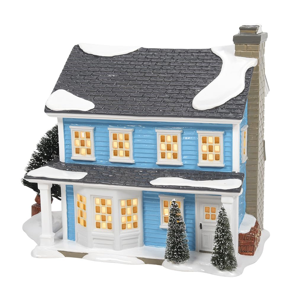 Department 56 Chester House front view showing film-accurate detail and festive charm