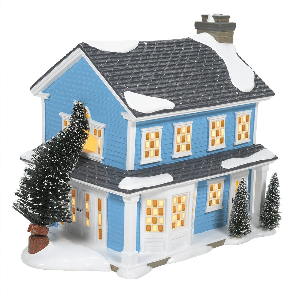 Department 56 Chester House interior lighting glowing for warm village ambiance