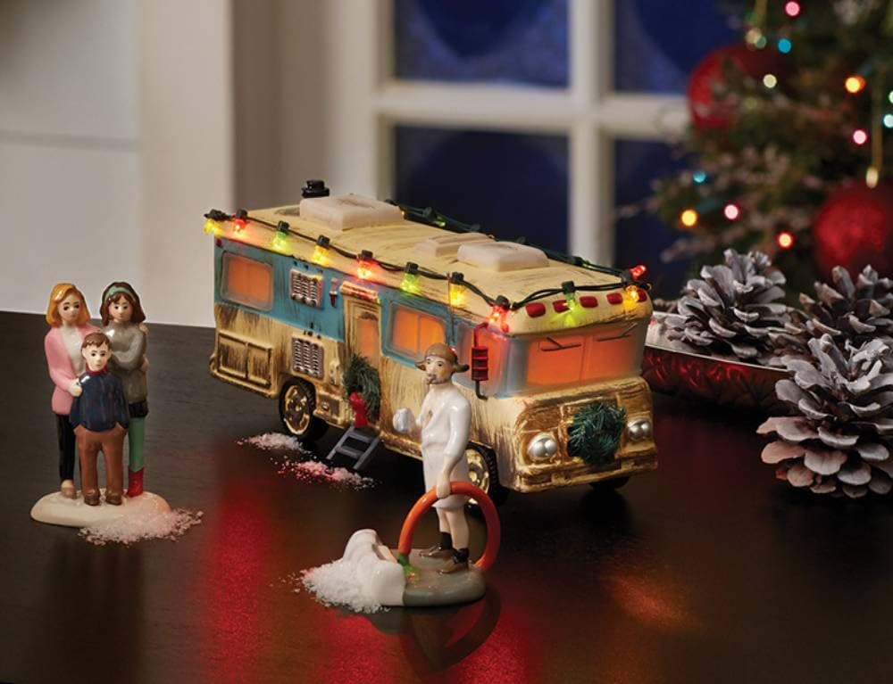 Department 56 Cousin Eddie in Snow Village scene adding character and nostalgic appeal