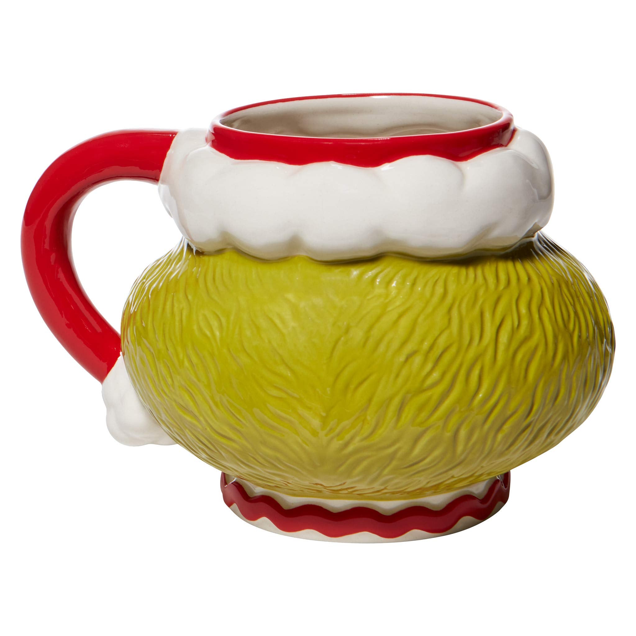 Department 56 Grinch close-up of hand-painted stoneware detail highlighting artisanal finish