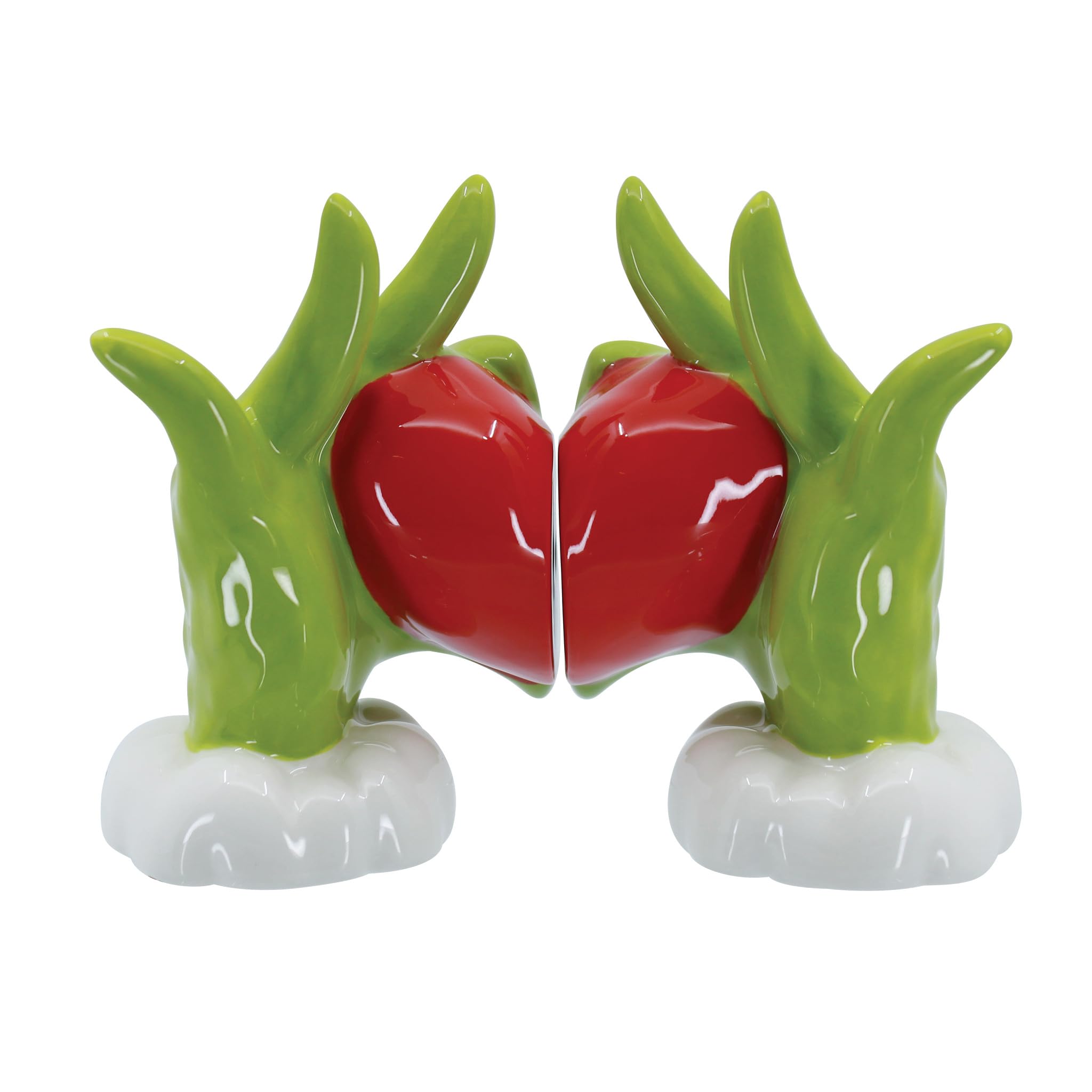 Department 56 Grinch heart-in-hands detail highlighting hand-painted colors and texture