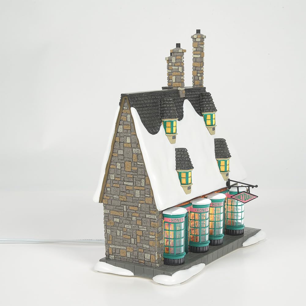 Department 56 Honeydukes hand-painted closeup showing fine texture quality