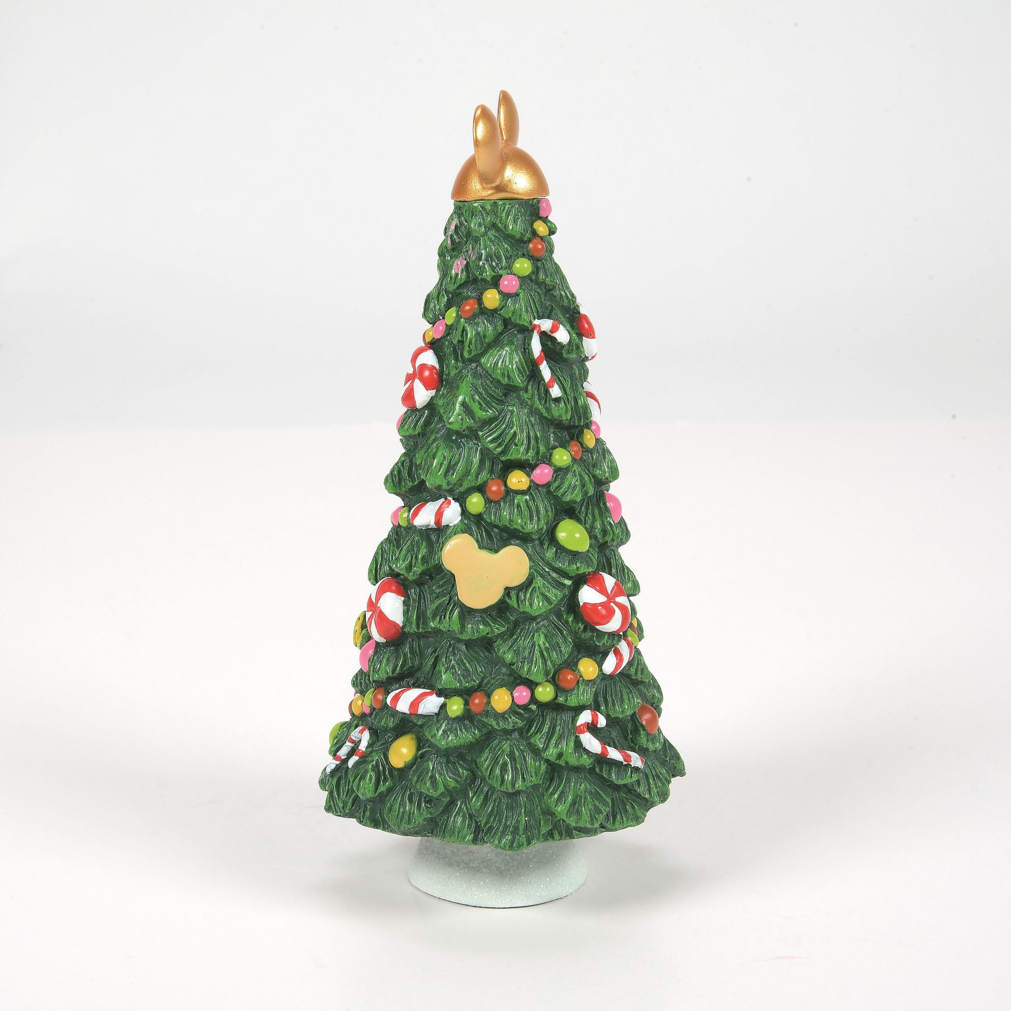 Department 56 close-up of candy detail highlighting hand-painted accents and textured resin