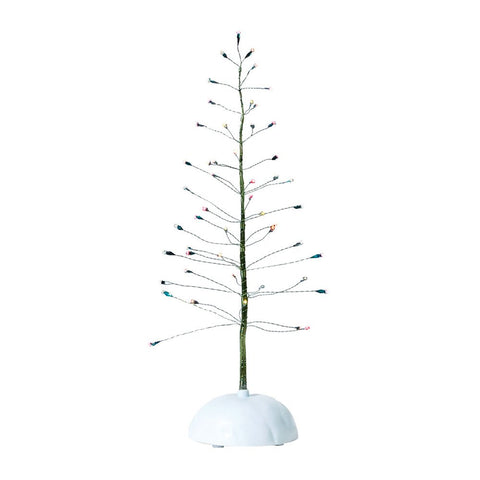 Department 56 Twinkle Brite Tree front view showing colorful LED sparkle