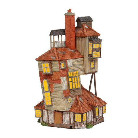 Department 56 Burrow lit at night with warm glow enhancing display appeal